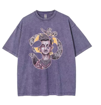 FIVICI Mirko Buddha Men's PUMP Cover Oversized Graphic Tee