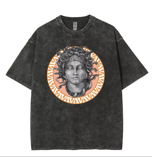 FIVICI Mirko Medusa Men's PUMP Cover Oversized Graphic Tee