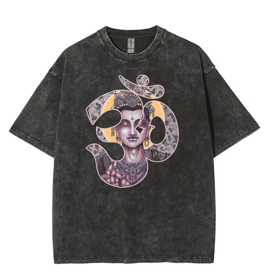 FIVICI Mirko Buddha Men's PUMP Cover Oversized Graphic Tee