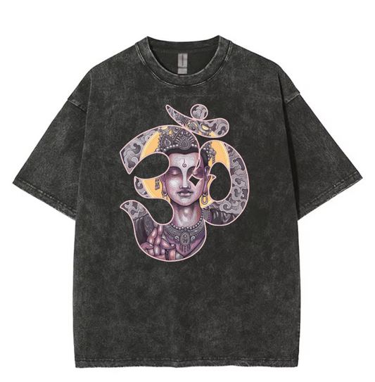 FIVICI Mirko Buddha Men's PUMP Cover Oversized Graphic Tee