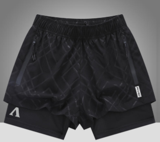 FIVICI Men's Performance 2-in-1 Mesh Gym Short
