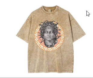 FIVICI Mirko Medusa Men's PUMP Cover Oversized Graphic Tee
